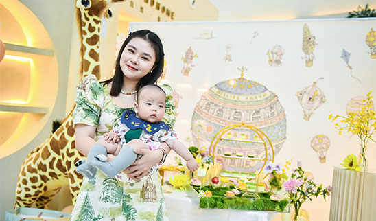 nadO hold a Baby Shower in Shenzhen